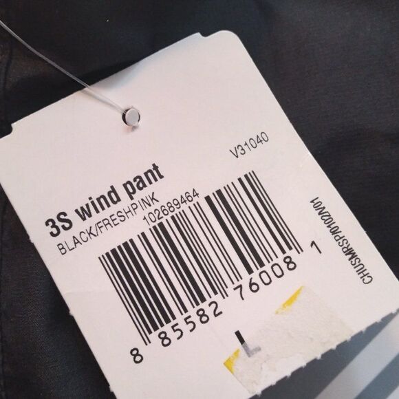 NWT Adidas 3 Stripe Wind Pants Joggers Regular Fresh Pink - Picture 2 of 11